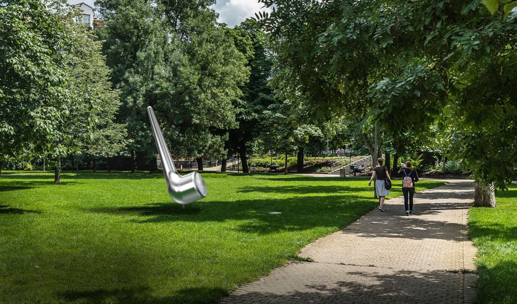 Soutěž o návrh uměleckého díla ve veřejném prostoru na Praze 5 zná vítěze 1 Na%CC%81vrh c%CC%8C.15 1. cena vizualizace 1