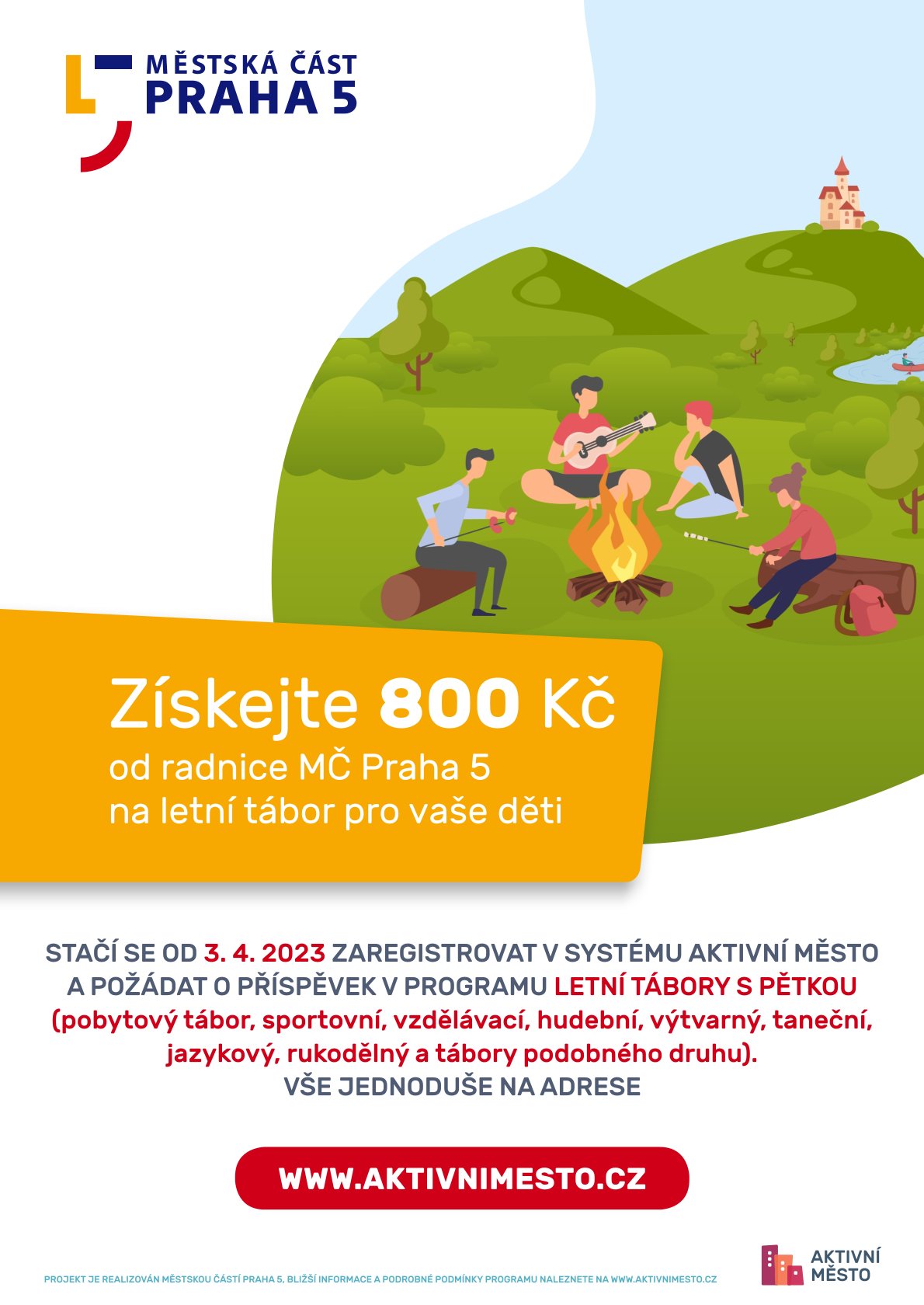 Městská část přispěje na letní tábory dětem z Prahy 5 1 t%C3%A1bory 2023 RGB