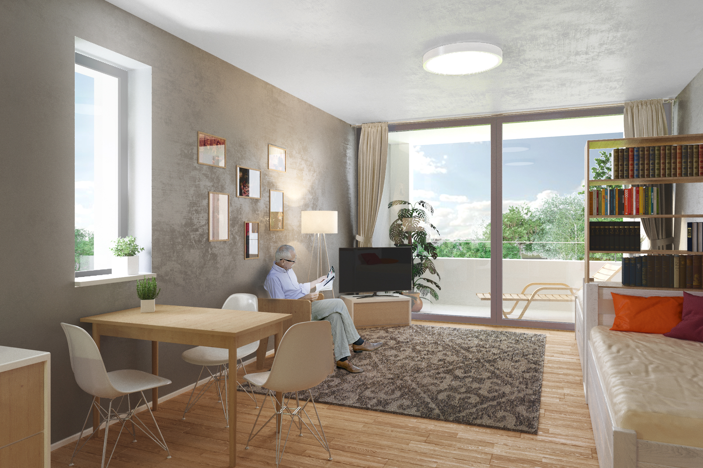 Praha 5 dokončila v Hlubočepech hrubou stavbu domu pro seniory. Otevře příští rok 2 Raudnitz%C5%AFv d%C5%AFm