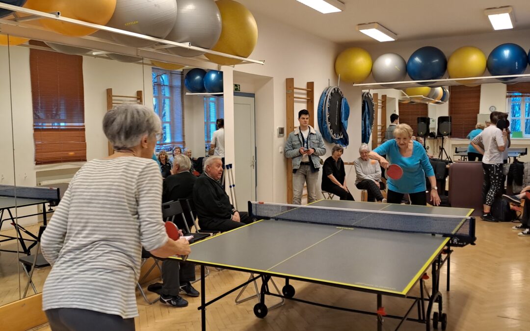 Senioři poměřili síly ve stolním tenisu