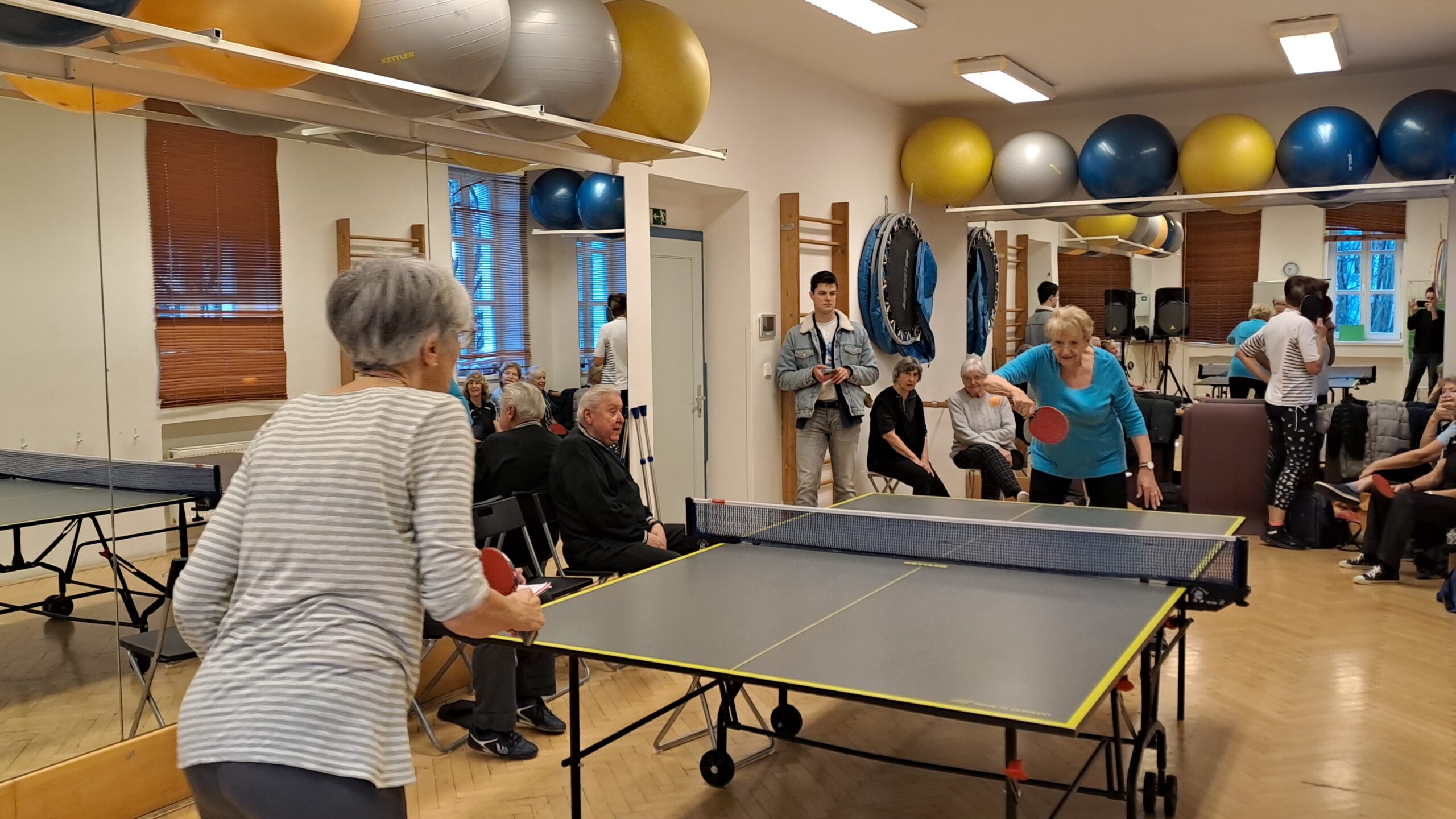 Senioři poměřili síly ve stolním tenisu