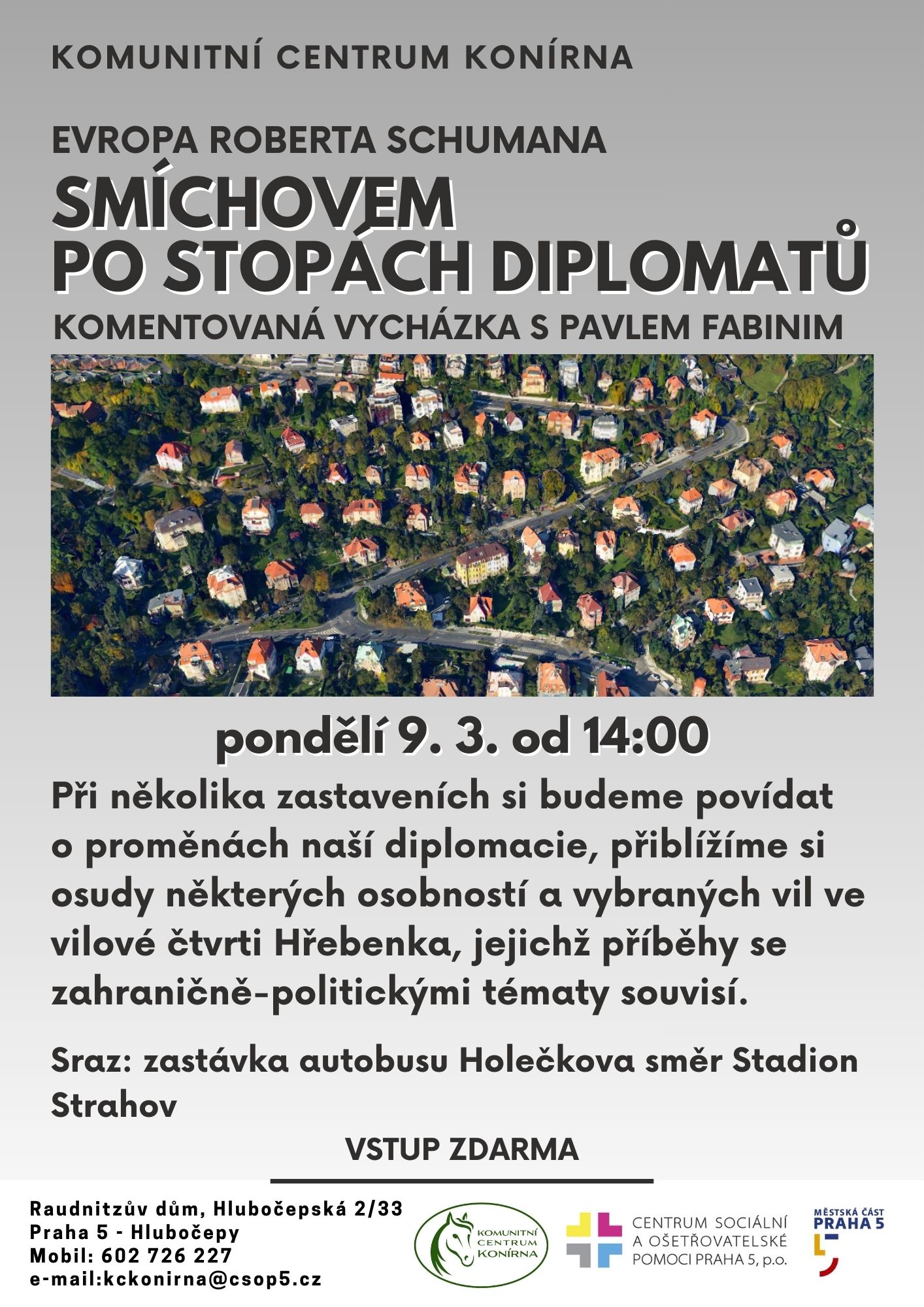 Evropa Roberta Schumana nabídne seniorům vycházku i přednášky 3 KCK Schuman prochazka 3 26