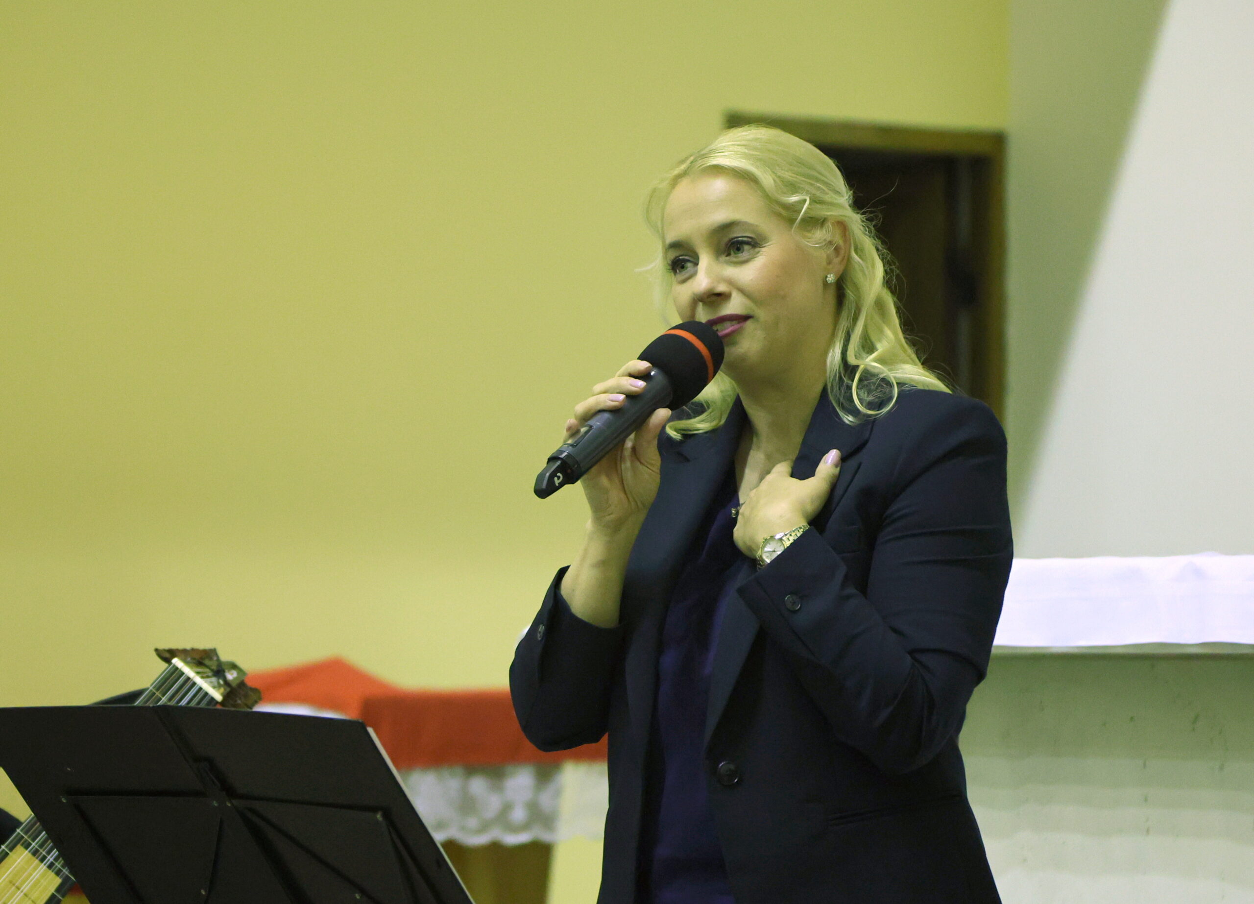 Markéta Fassati potěšila svým hlasem posluchače v Košířích