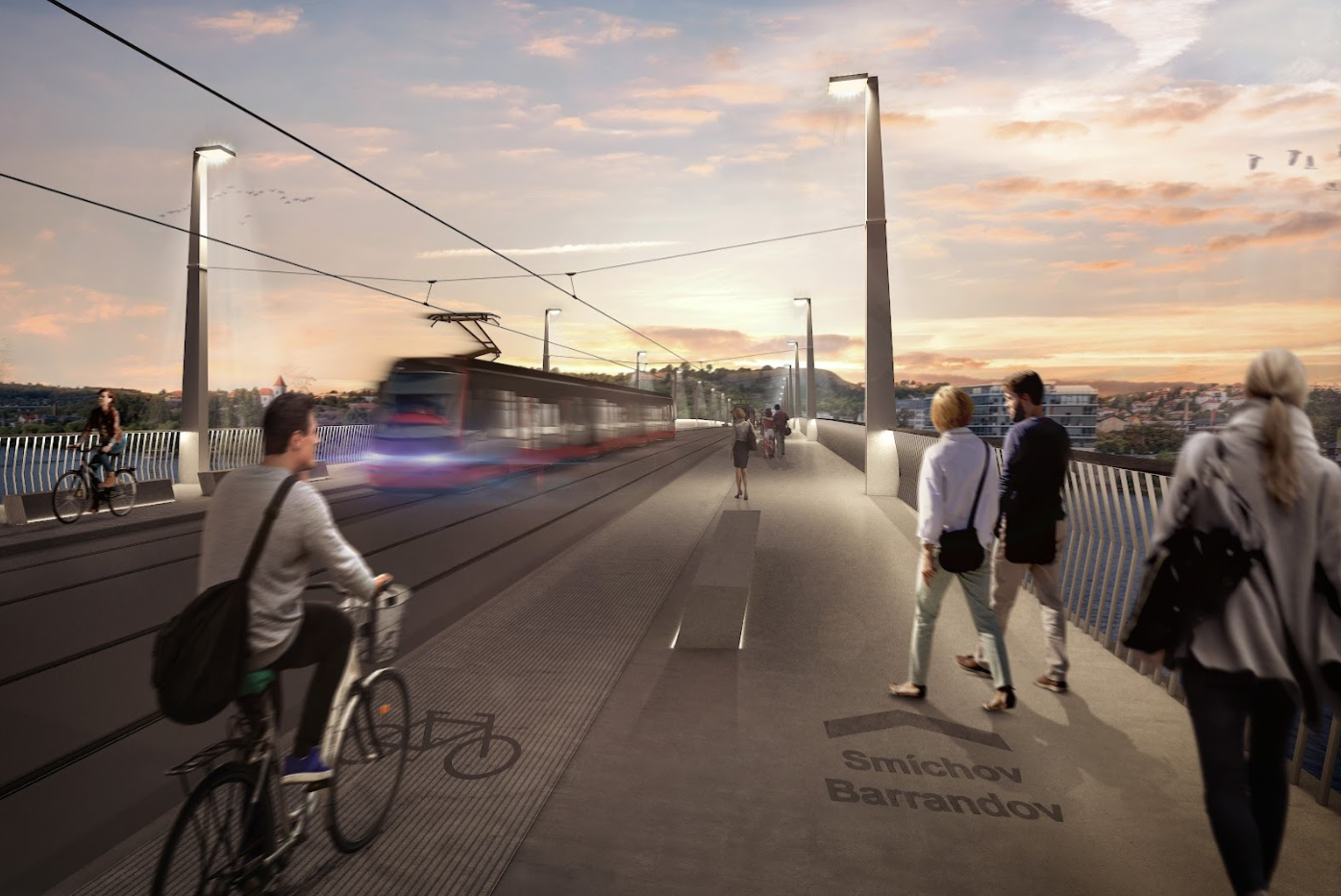 Dvorecký. Rada hl. m. Prahy rozhodla o názvu mostu mezi Zlíchovem a Podolím