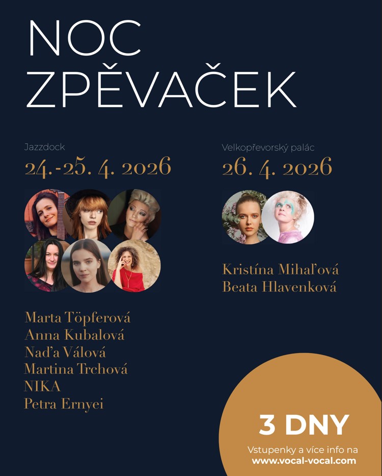 Noc zpěvaček v Jazzdocku 1 noc zpevacek