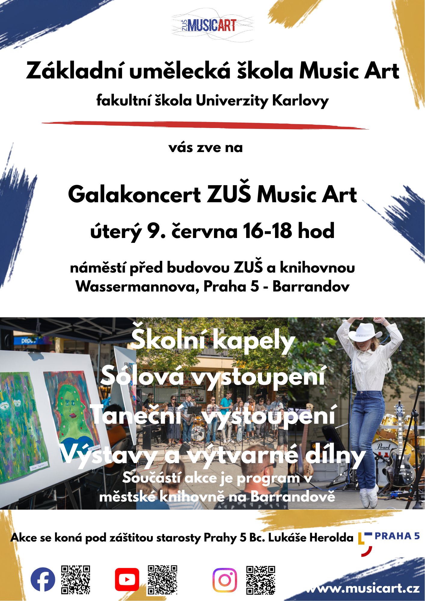 Základní umělecká škola zve na koncert 1 Galakoncert Music Art