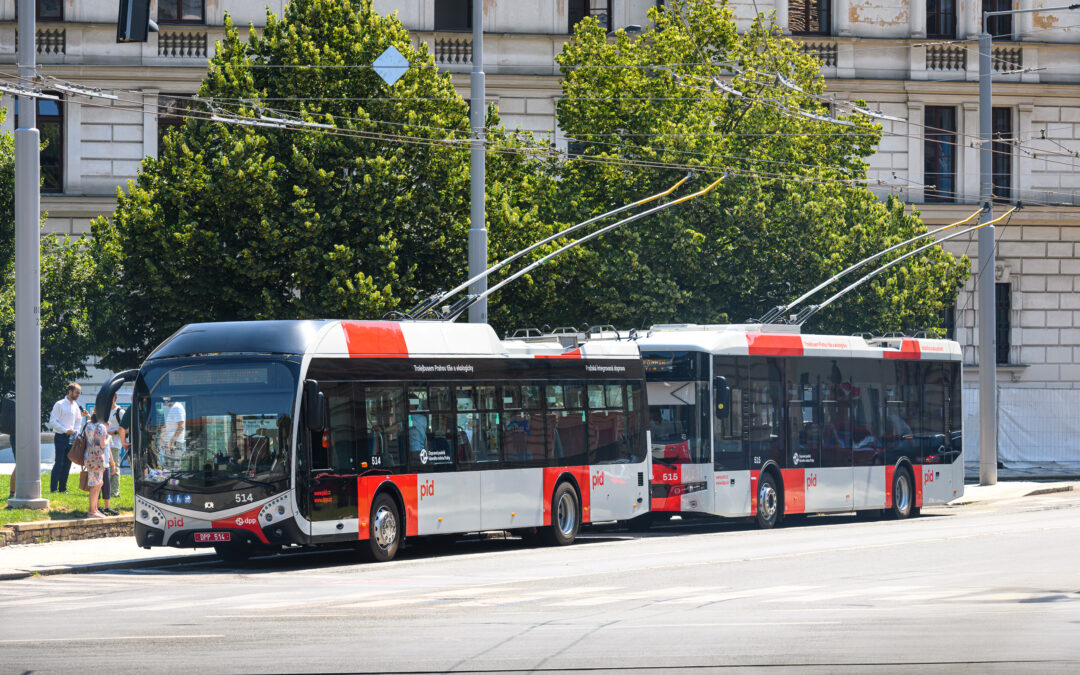Nový trolejbus vyrazil do ulic