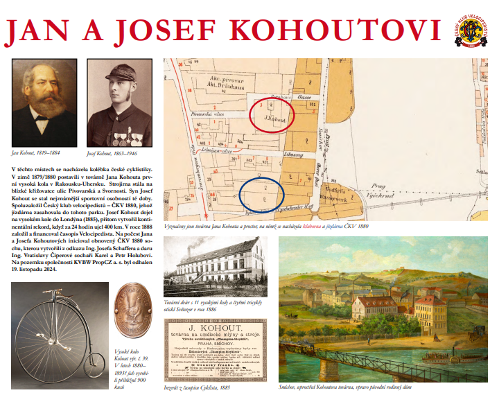 Věhlasný velocipedista by mohl mít svoje náměstí 1 cedule