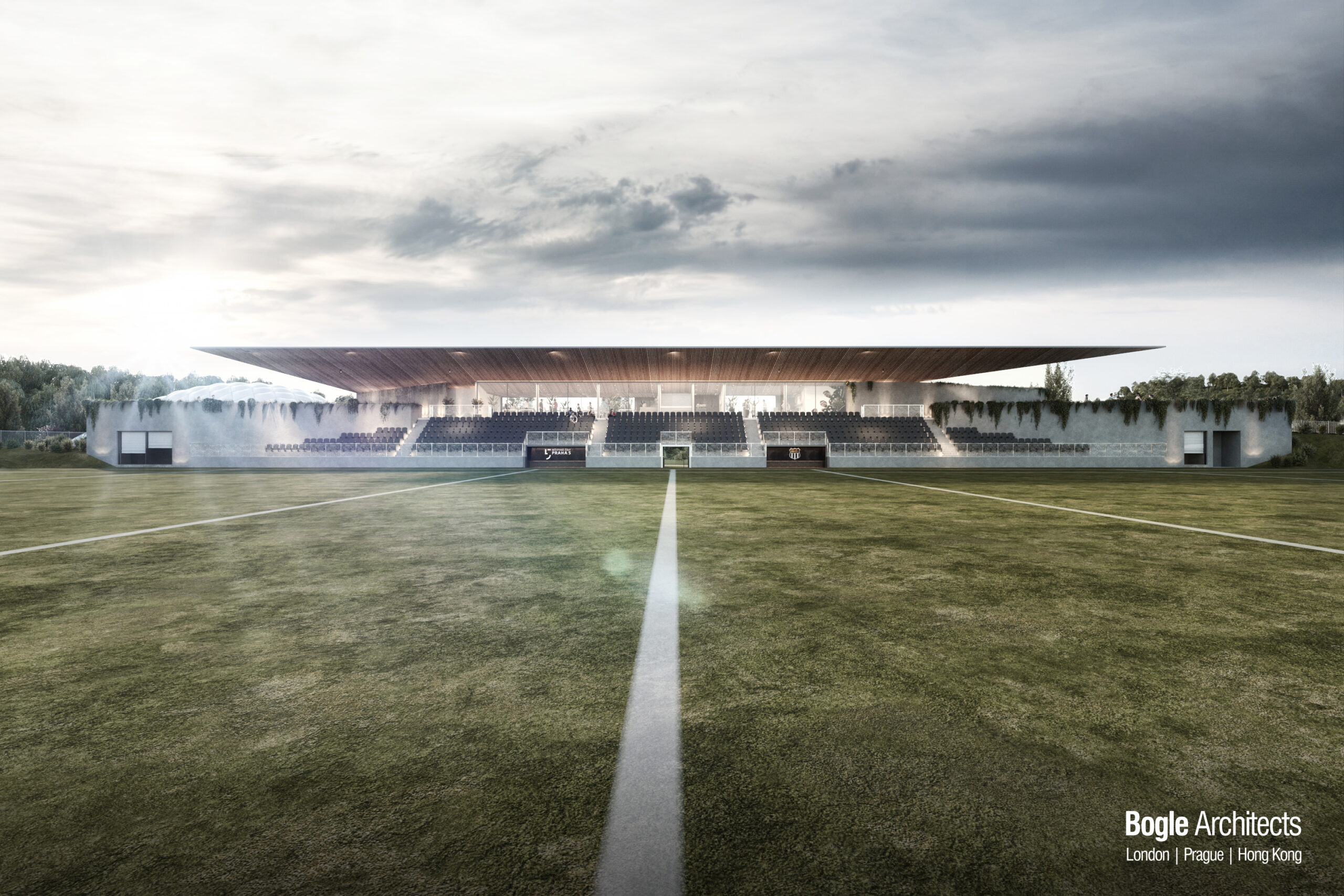 Praha revitalizuje ragbyový areál na Smíchově 1 rugby tribuna2 scaled