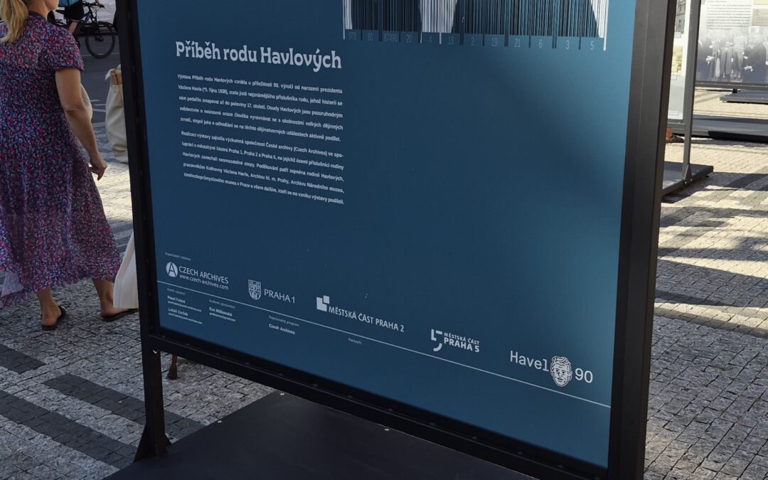 Zmapovali historii rodu Havlových do 17. století, výsledky představuje venkovní výstava
