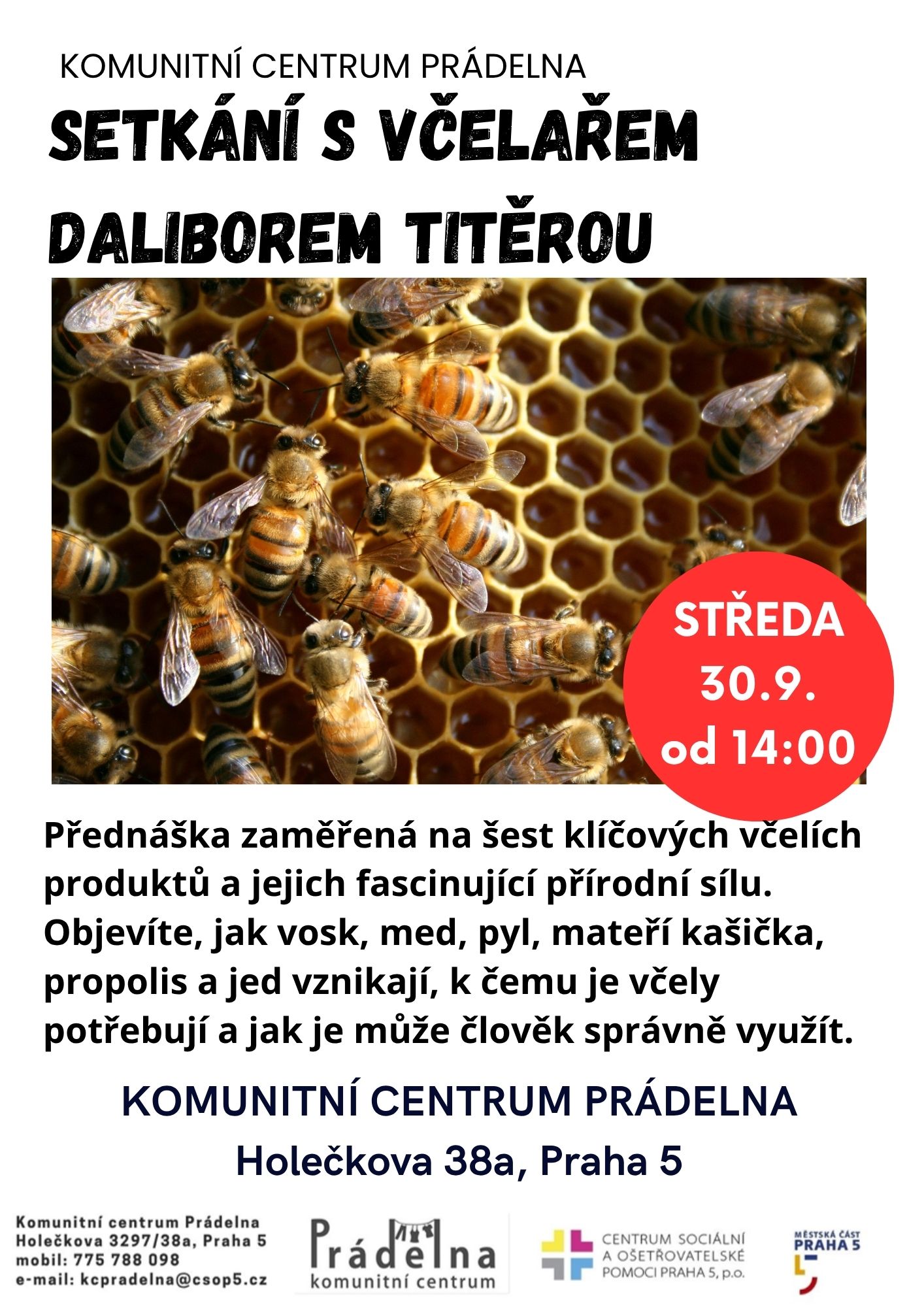 Přehled akcí v Praze 5 tento týden 1 KCP vcely 9 26