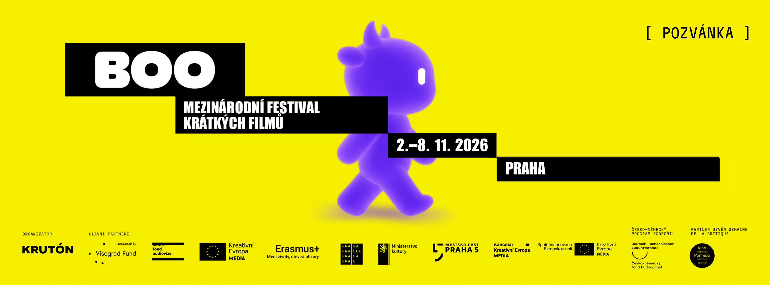 Krátké filmy z Cannes posoudí porota složená z diváků 1 POZVANKA BOO2026 el
