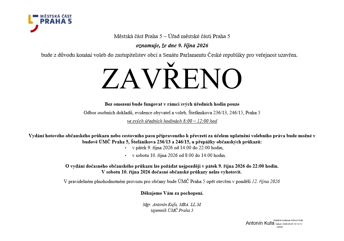 uzavreni uradu