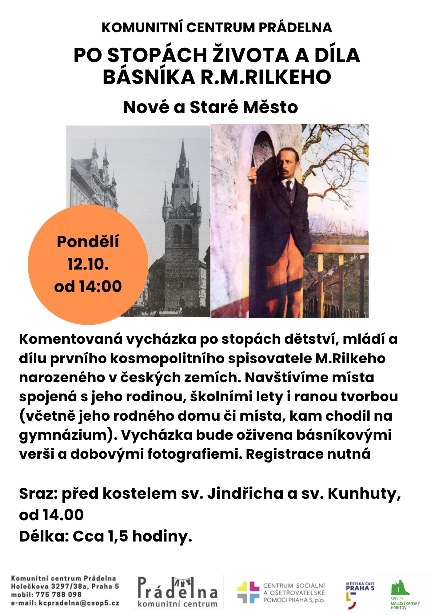 Přehled akcí na tento týden 1 KCP Rilke vychazka12 10 26