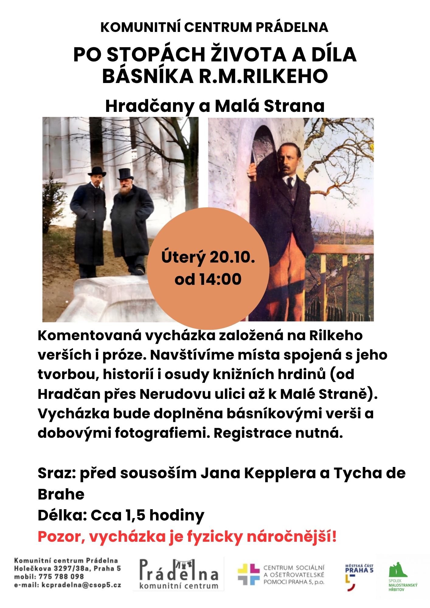 Přehled akcí na tento týden 3 KCP Rilke vychazka 20 10 26