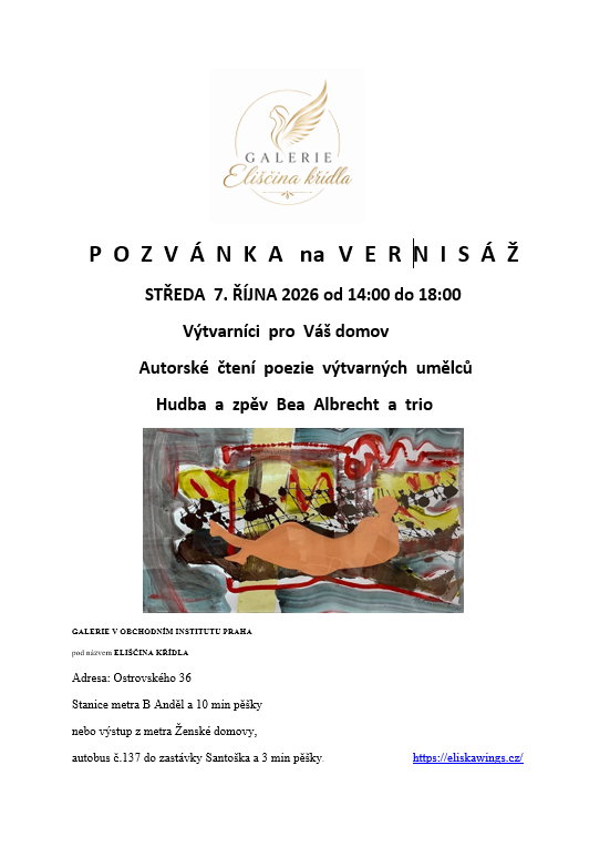 Přehled akcí v Praze 5 tento týden 7 eliscina kridal