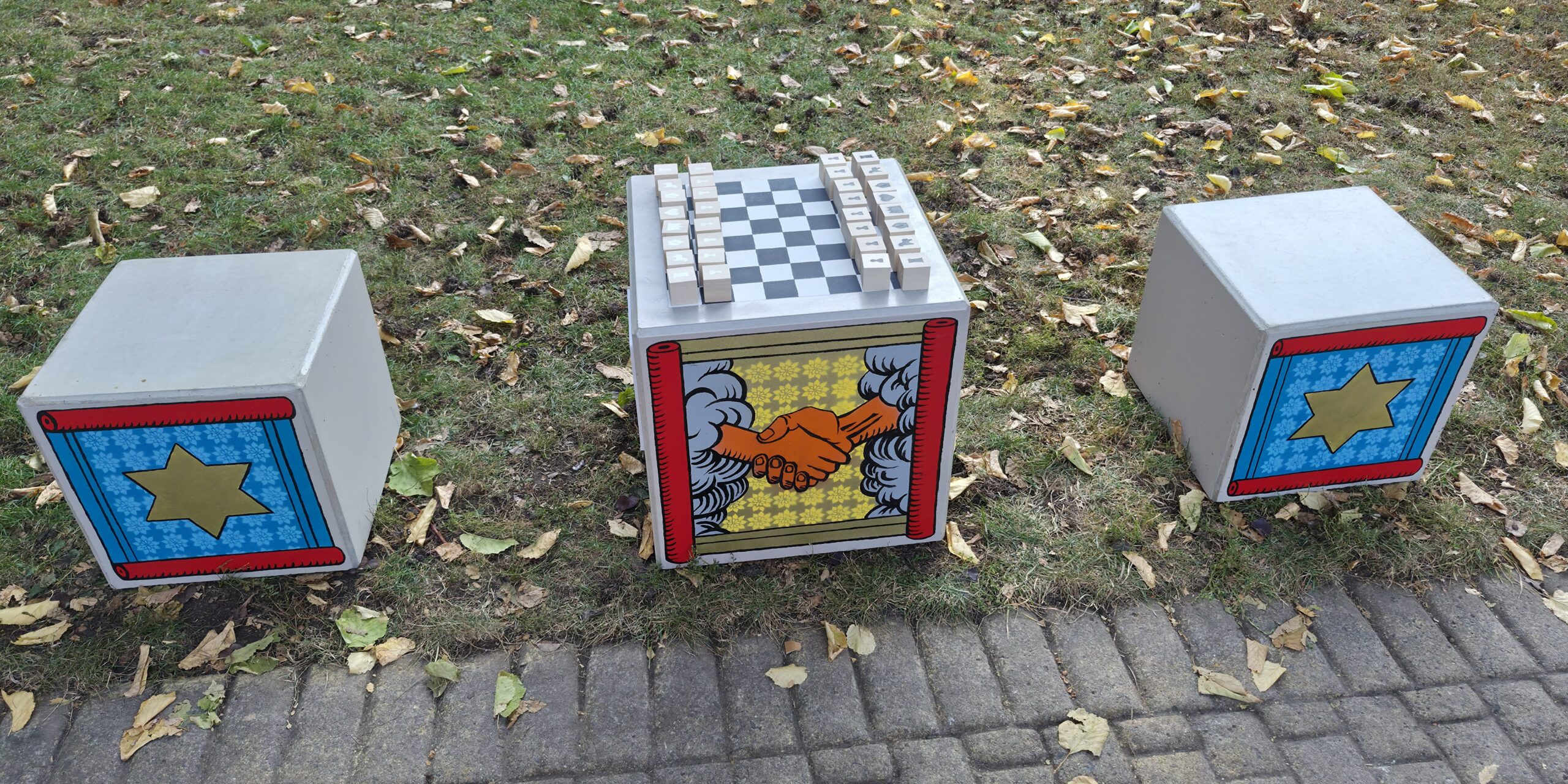V Portheimce si můžete zahrát šachy pod širým nebem