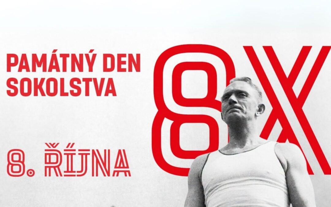 Na smíchovské radnici vlaje sokolská vlajka